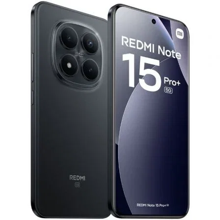 Xiaomi Redmi Note 15 Pro+ 5G Smartphone 8GB RAM 256GB Negro, Pantalla 6.83' AMOLED 120Hz, Cámara 200MP, Batería 6500mAh, Snapdragon 7s Gen 4, 100W HyperCharge, IP68